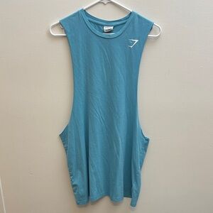 Gymshark Teal Muscle Tee Large